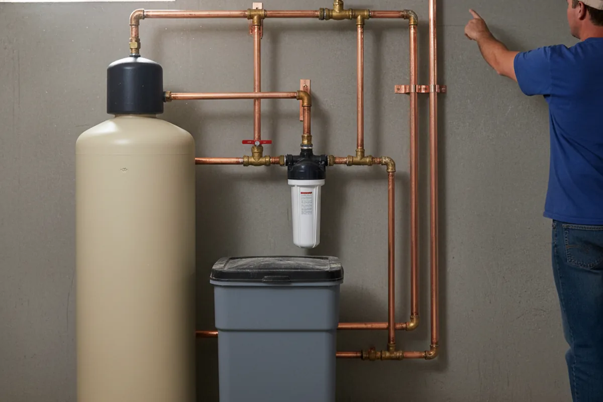 Whole-house water treatment system installed in Arvin